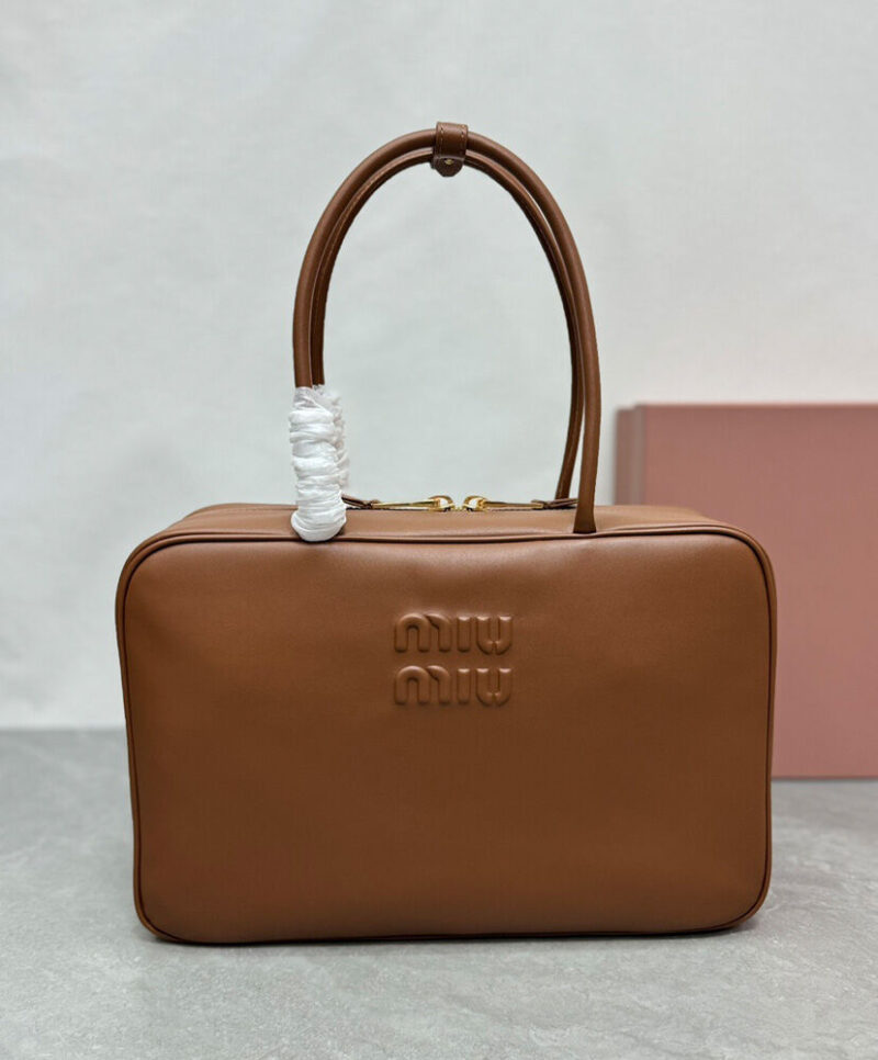 Miumiu Leather Top-handle Bag 5BB117